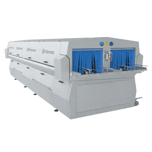 industrial washing systems through a double crate washer double version